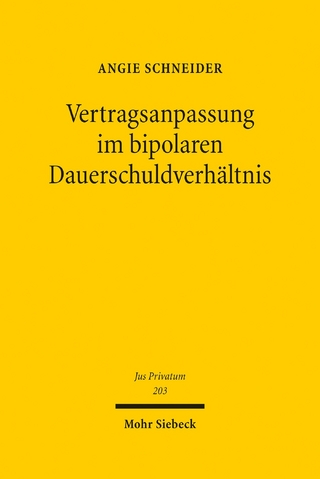 Vertragsanpassung im bipolaren Dauerschuldverhältnis
