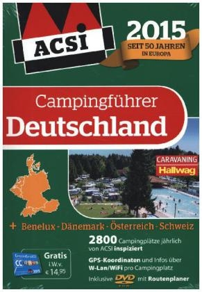 ACSI Campingführer Deutschland 2015 mit DVD