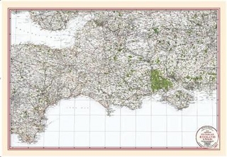 Central South - Coloured Victorian Map 1897