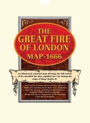 Great Fire of London Map 1666 - 