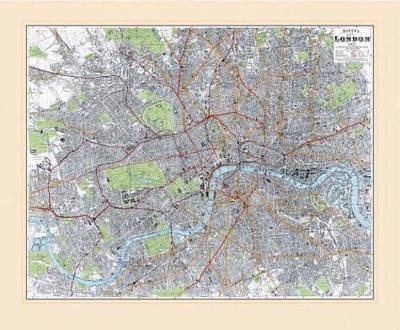 Bacon's Up to Date Street Map of London 1902