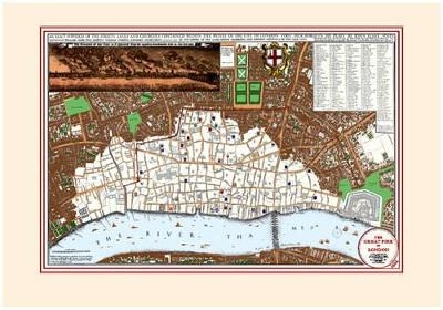 Great Fire of London Map 1666 - 