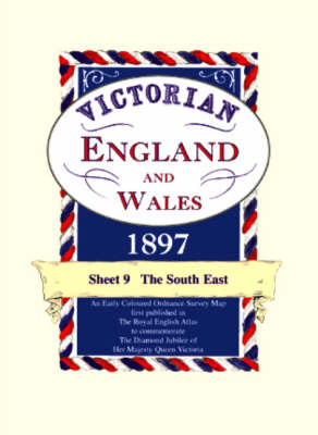 South East - Coloured Victorian Map 1897