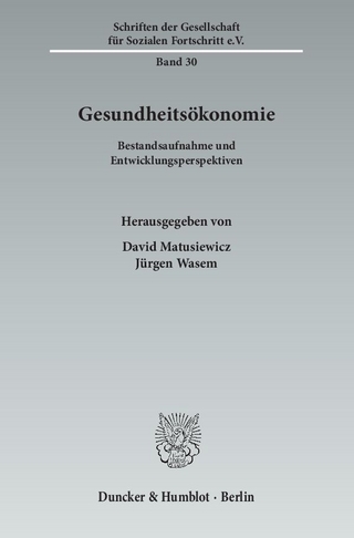 Gesundheitsökonomie.