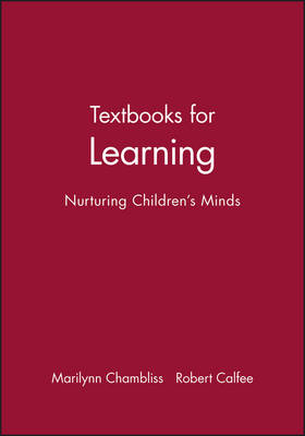 Textbooks for Learning - Marilynn Chambliss, Robert Calfee