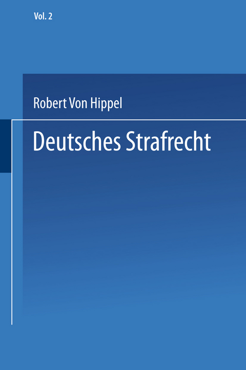 Deutsches Strafrecht - Robert v. Hippel