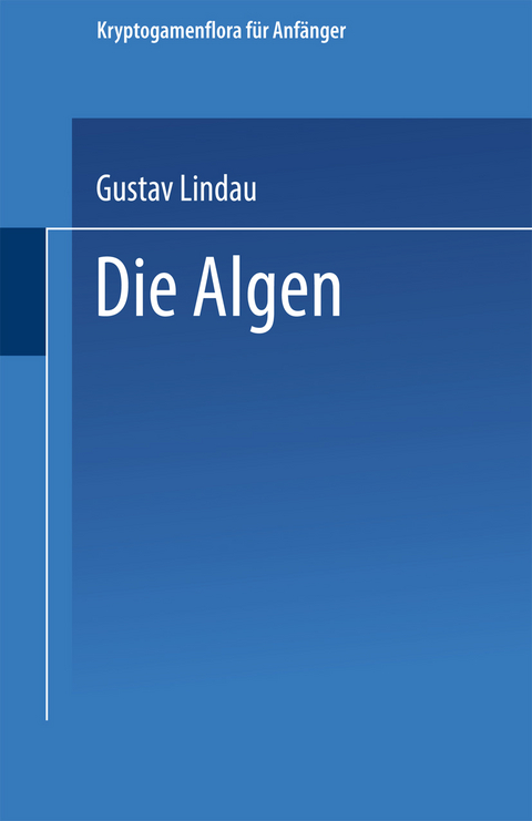 Die Algen - Gero Lindau