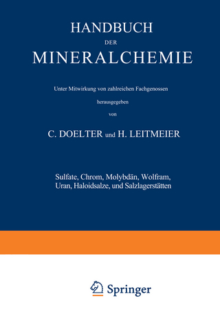 Sulfate, Chrom, Molybdän, Wolfram, Uran, Haloidsalze und Salzlagerstätten