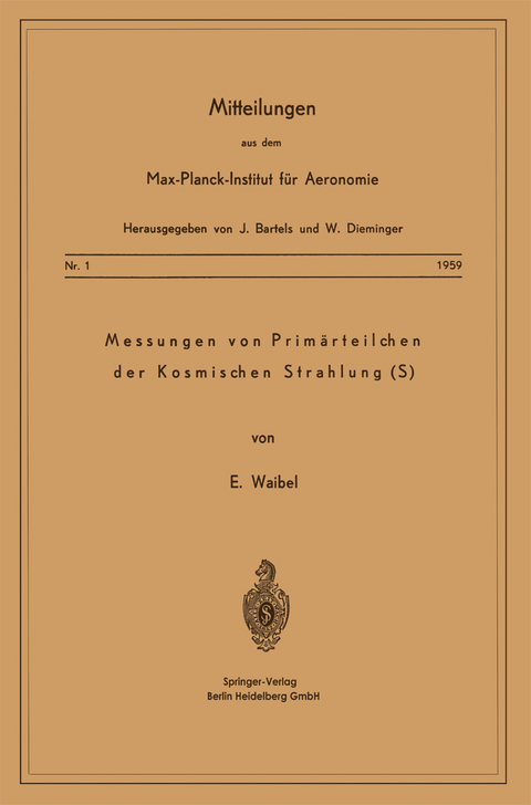 Messung von Prim&auml;rteilchen der Kosmischen Strahlung (S) - Eberhard Waibel