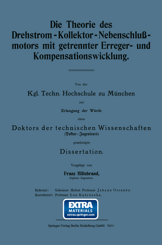 Die Theorie des Drehstrom-Kollektor-Nebenschlußmotors mit getrennter Erreger- und Kompensationswicklung