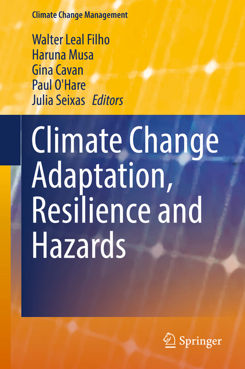 Climate Change Adaptation, Resilience and Hazards - 