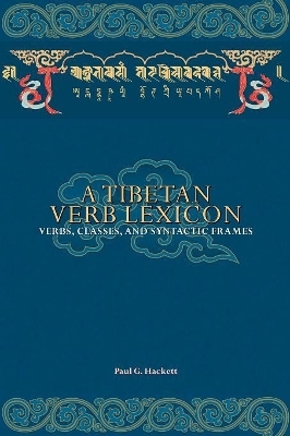 A Tibetan Verb Lexicon - Paul G Hackett
