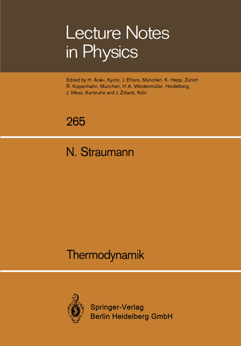 Thermodynamik - Norbert Straumann