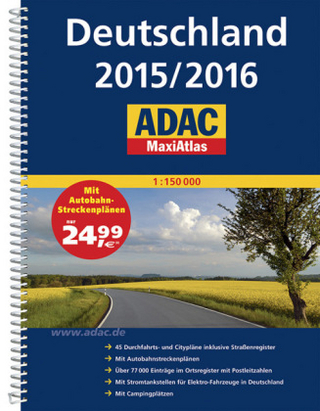 ADAC MaxiAtlas Deutschland 2015/2016 1:150 000