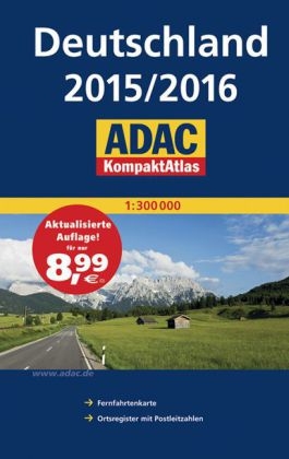 ADAC KompaktAtlas Deutschland 2015/2016 1:300 000