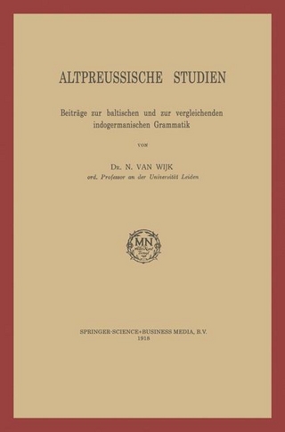 Altpreussische Studien