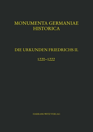Die Urkunden Friedrichs II.