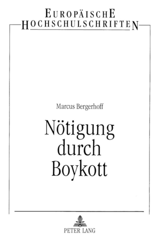 Nötigung durch Boykott