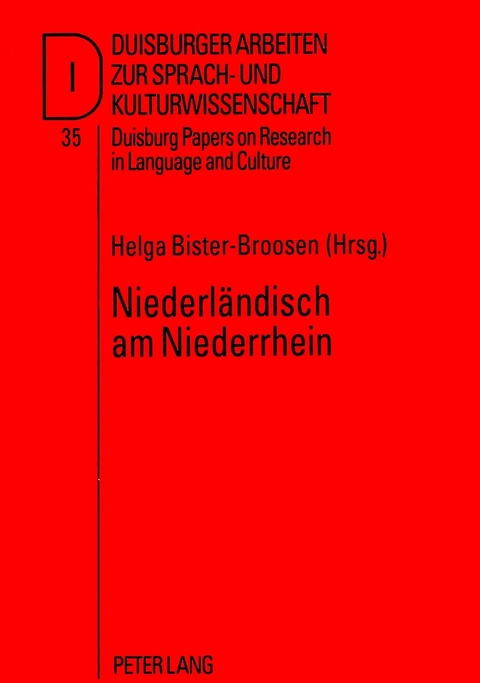 Niederl&auml;ndisch am Niederrhein - 