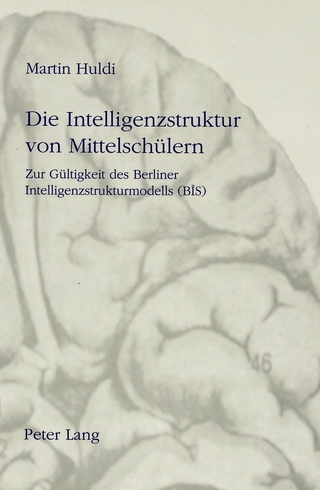 Die Intelligenzstruktur von Mittelschülern