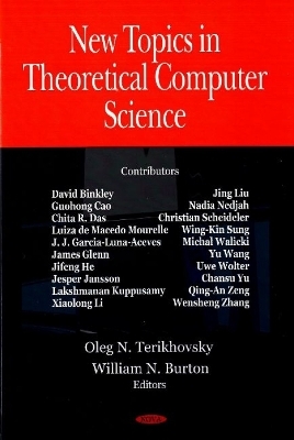 New Topics in Theoretical Computer Science - 