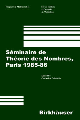 Séminaire de Théorie des Nombres, Paris 1985–86