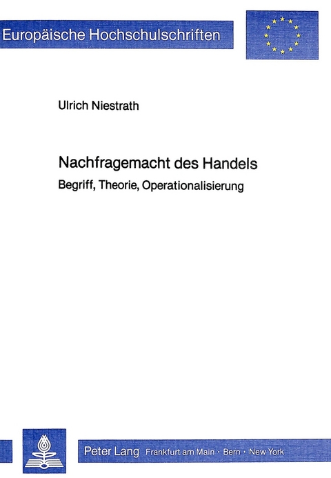 Nachfragemacht des Handels - Ulrich Niestrath