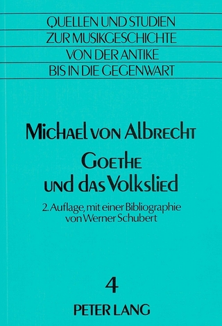 Goethe und das Volkslied