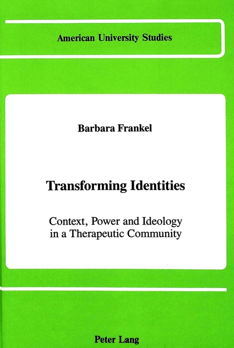 Transforming Identities - Barbara Frankel