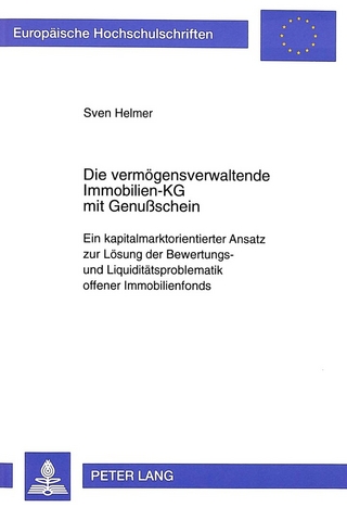 Die vermögensverwaltende Immobilien-KG mit Genußschein