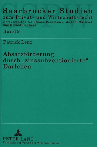 Absatzförderung durch «zinssubventionierte» Darlehen