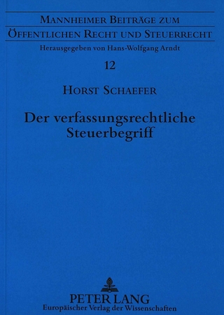 Der verfassungsrechtliche Steuerbegriff