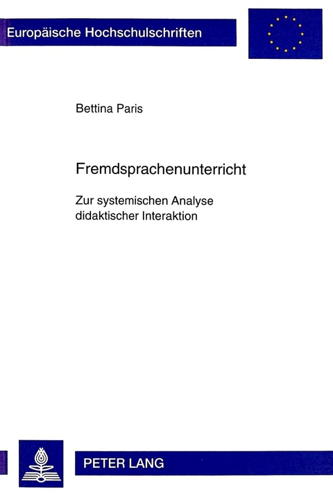 Fremdsprachenunterricht - Bettina Paris