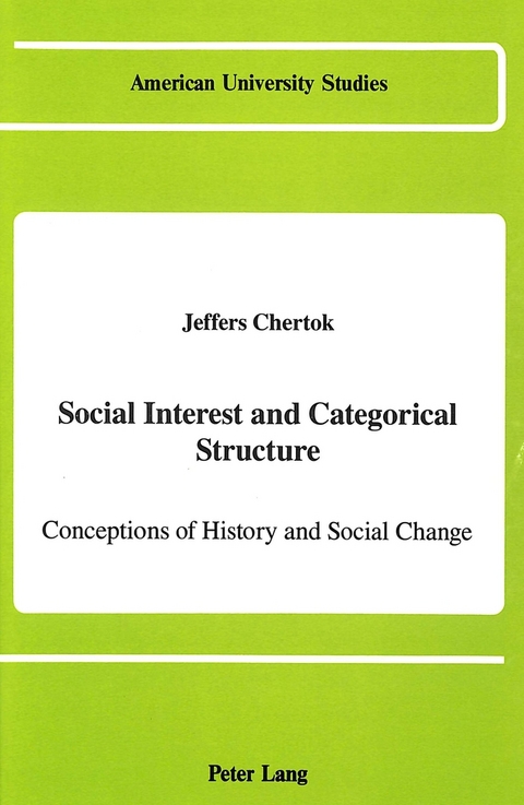 Social Interest and Categorical Structure - Jeffers Chertok