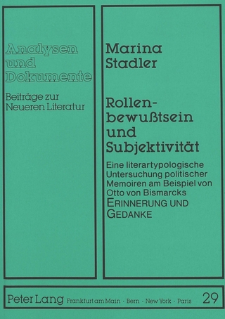 Rollenbewußtsein und Subjektivität