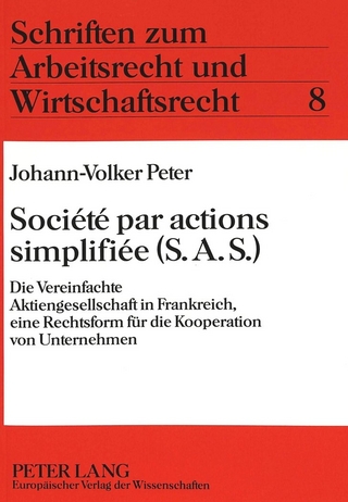 Société par actions simplifiée (S.A.S.)