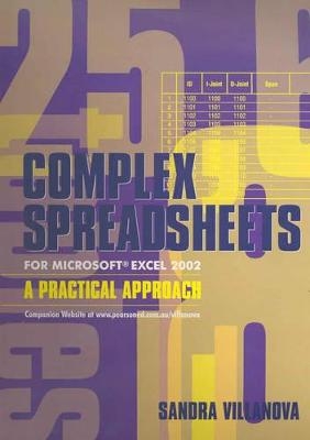 Complex Spreadsheets for Microsoft Excel 2002 - Sandra Villanova