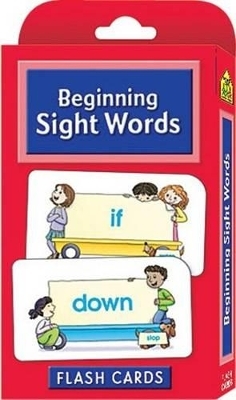 School Zone Beginning Sight Words Flash Cards - Hinkler Pty Ltd