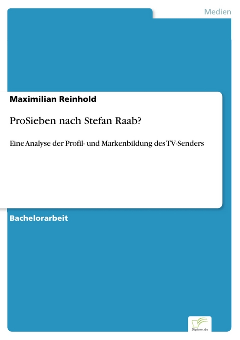 ProSieben nach Stefan Raab? -  Maximilian Reinhold