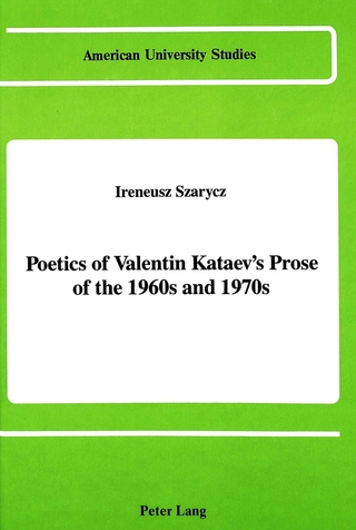 Poetics of Valentin Kataev's Prose of the 1960s and 1970s