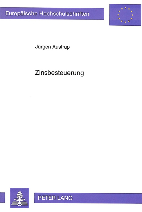 Zinsbesteuerung - J&uuml;rgen Austrup