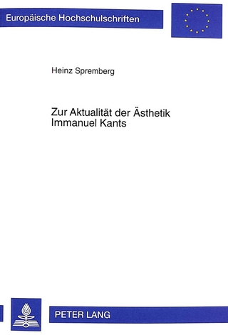 Zur Aktualität der Ästhetik Immanuel Kants