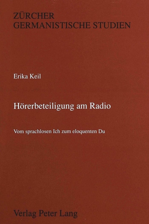 H&ouml;rerbeteiligung am Radio - Erika Keil