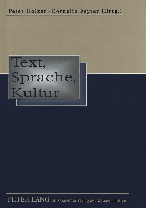 Text, Sprache, Kultur - 
