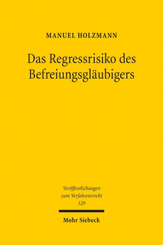 Das Regressrisiko des Befreiungsgläubigers