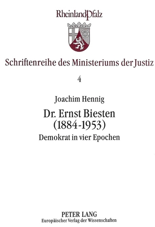 Dr. Ernst Biesten (1884-1953)