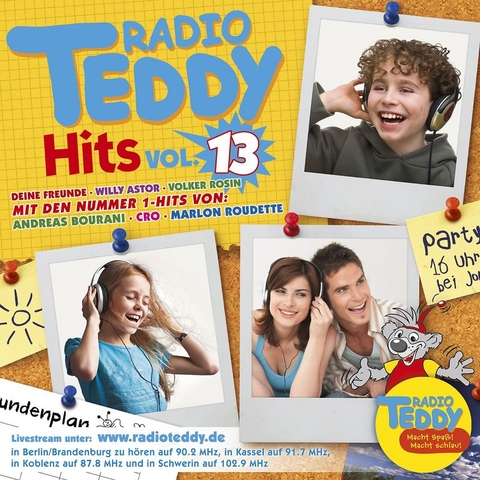 Radio TEDDY Hits. Vol.13, 1 Audio-CD -  Various