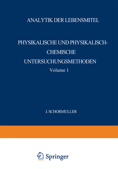 Analytik der Lebensmittel - Priv.-Doz. Dr.-Ing. Hans-Dieter Belitz, Prof. Dr. Karl-Gustav Bergner, Dr. rer. nat. Dietrich Berndt, Prof. Dr. phil. Dr.-Ing. Willibald Diemair, Dr. Friedrich Drawert, Prof. Dr. Josef Eisenbrand, Dr. rer. nat. Feiling  Dipl-Chem. Karlheinz, Dr. phil. Johannes Fl&uuml;gge, Dr. phil. Dr. med. vet. h.c. Hugo Freund, Dr. phil. Dipl.-Chem. Auguste Marie Bernhardine Gr&uuml;ne, Prof. Dr. rer. nat. Hecker  Dipl.-Chem. Erich, Prof. Dr.-Ing. Werner Heimann, Dr. rer. nat. Henning  Dipl.-Chem.  Apotheker Hans-J&uuml;rgen, Eichdirektor Dipl.-Ing. Heinrich Johannsen, Dr. rer. nat. Mahling  Dipl.-Chem. Andreas, Dr. rer. nat. Pfeilsticker  Dipl.-Chem.  Oberchemierat a.D. Karl, Dipl.-Chem. Dr. Konrad Pfeilsticker, Dr. phil. nat. Rudolf Ramb, Prof. Dr.-Ing. Artur Seher, Doz. Dr. rer. nat. habil. Karl Eugen Slevogt, Dr. phil. Friedrich Walter, Prof. Dr. rer. nat. habil. Hans Werner, Dr. rer. nat. Wisser  Dipl.-Chem.  Akademischer Rat Karl, Dipl.-Chem. G&uuml;nther Wohlleben, Oberchemierat Wollenberg  Lebensmittelchemiker und Apotheker Hans, J. Schorm&uuml;ller