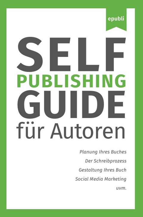 Self-Publishing Guide - epubli GmbH