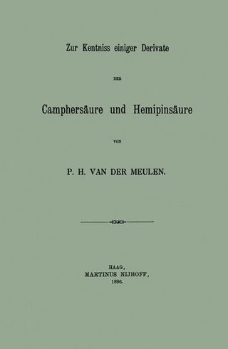 Zur Kentniss einiger Derivate der Camphersäure und Hemipinsäure